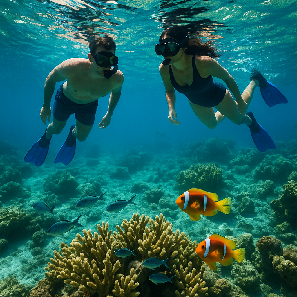 Snorkel en reservas marinas